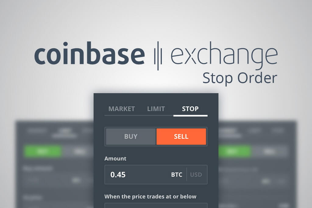 coinbase stop limit sell