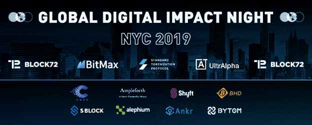 Alephium to Attend Global Digital Impact Night During New York Blockchain Week 2019