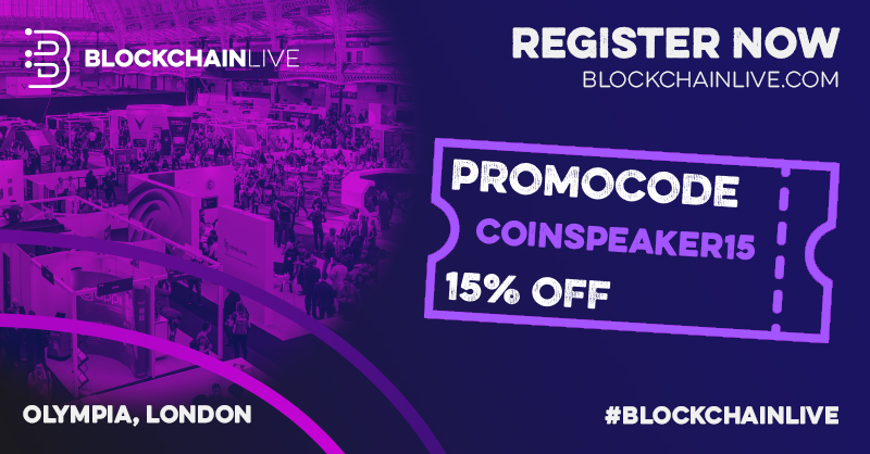 Blockchain Live Returns to London Olympia, 25th September 2019