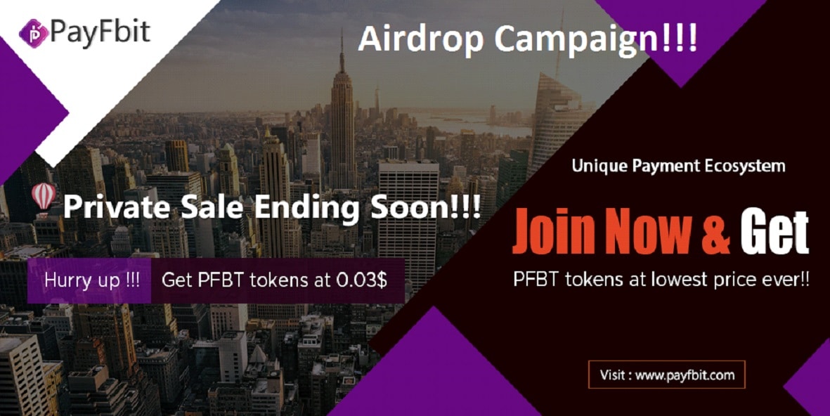  get payfbit campaign pfbt tokens airdrop lowest 
