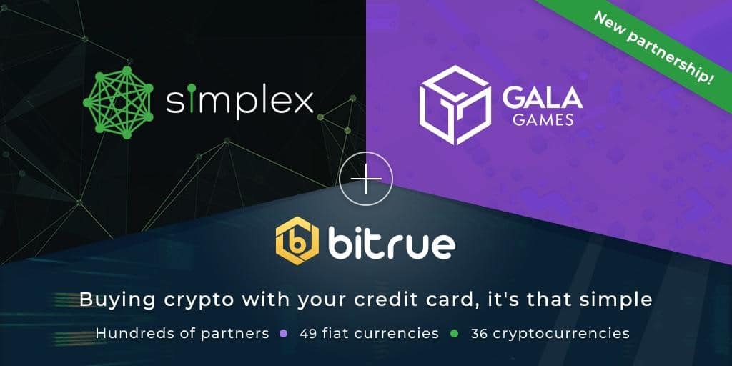 Simplex and Bitrue Integrate with Gala Games, Linking Blockchain and Mainstream Gaming