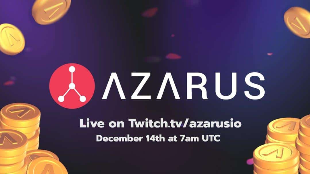  azarus streaming multi-million gaming blockchain audience onramps 