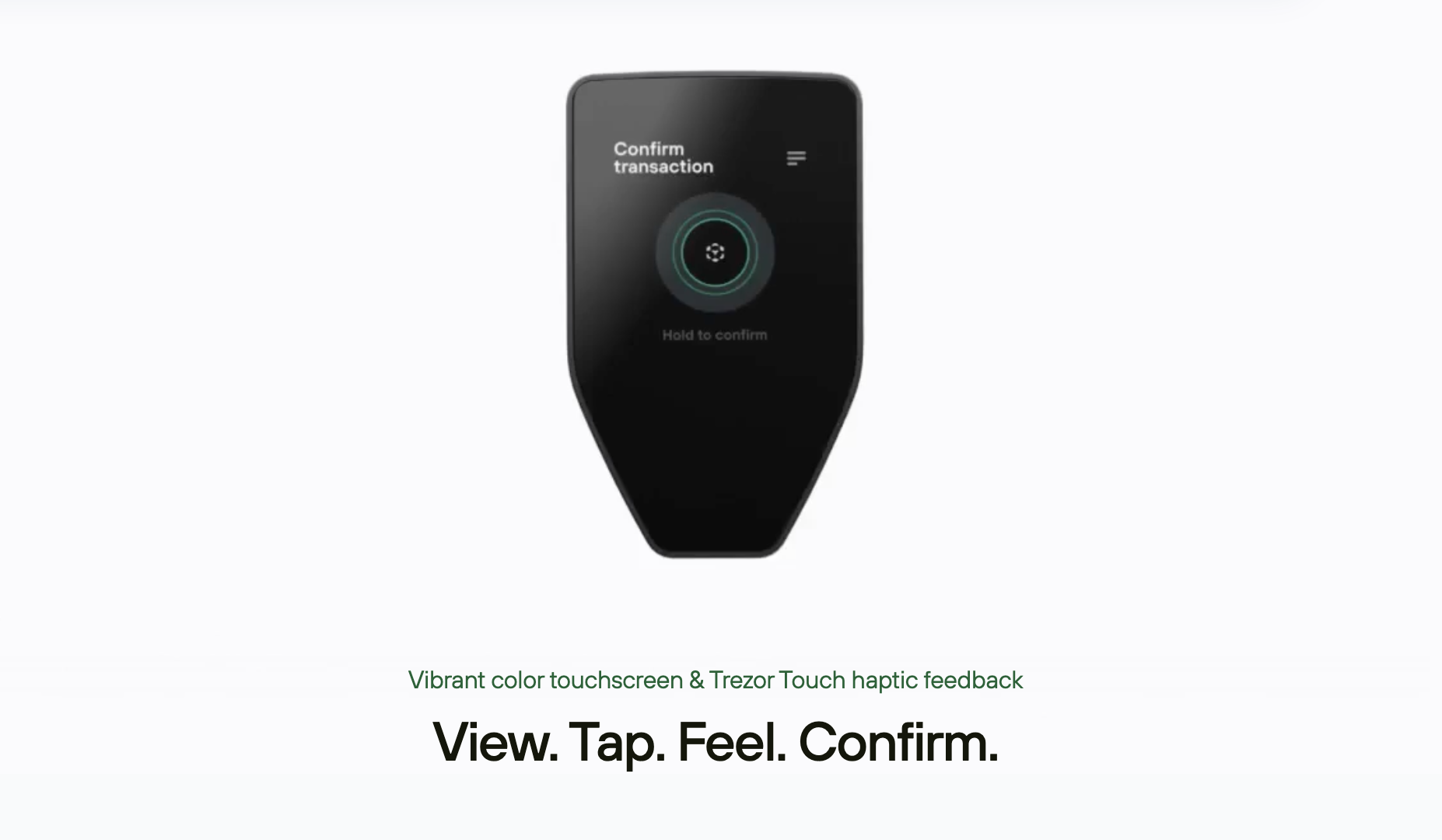 Trezor Safe 5. المصدر: Trezor.