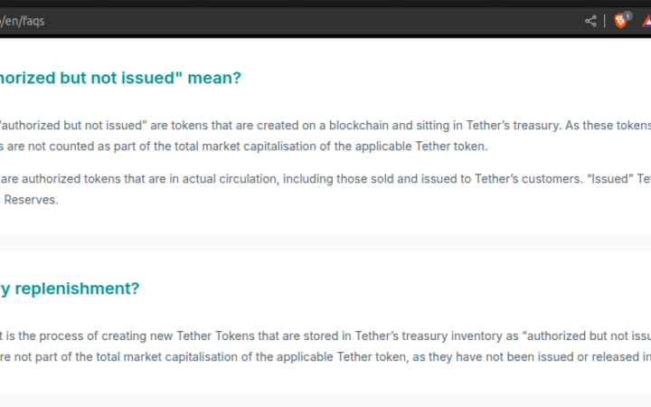 شركة تيثر (Tether) تصدر أرصدة بقيمة 2 مليار دولار من عملتها المستقرة تيثر (Tether-USDT) في أكبر عملية إصدار منذ 9 أشهر وسط تراجع أسواق الكريبتو