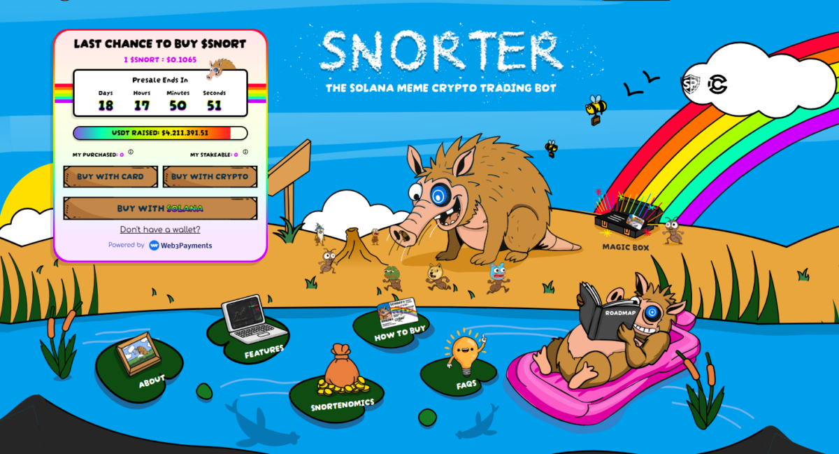 واجهة اكتتاب عملة سنورتر (Snorter) وأبرز البيانات المتعلقة به