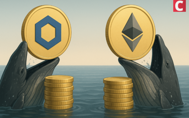 الحيتان تشتري عملة تشين لينك (Chainlink-LINK) وعملة إيثيريوم (Ethereum-ETH): فهل تصل الأسعار إلى 20$ و4,000$ قريباً؟