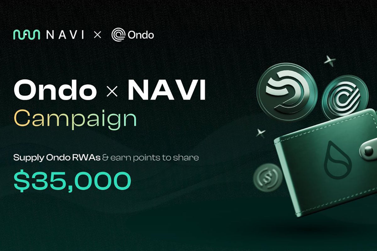 Ondo Finance and NAVI Protocol Launch USDY Rewards Campaign as Sui DeFi Expands