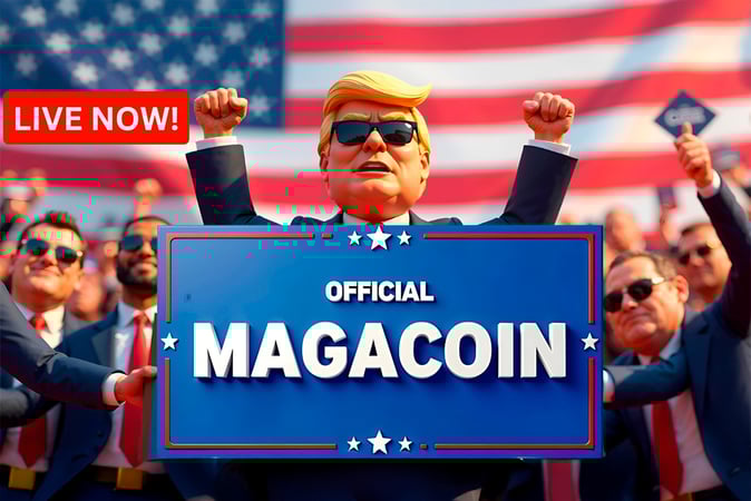 Breaking: THE NEW OFFICIAL MAGACOIN Could Be the Next Big Trump Memecoin!