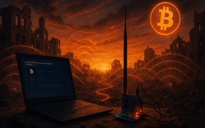 Bitcoin ohne Internet – Wie du BTC während eines Blackouts versendest
