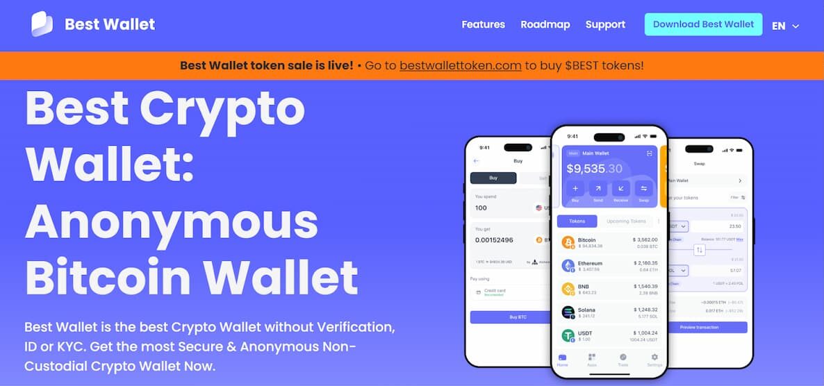Download von Best Wallet