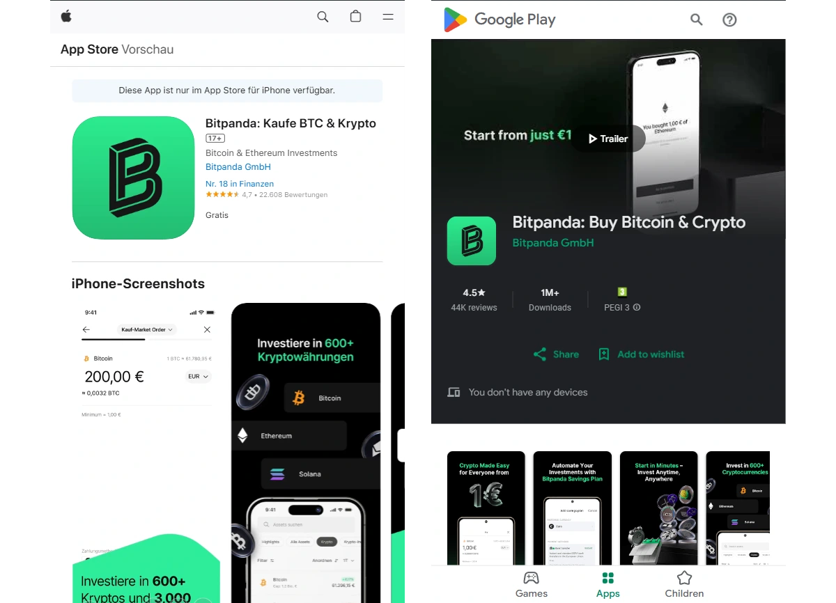 Bitpanda App