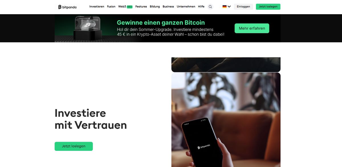 Bitpanda – Die All-in-One-Plattform mit Fokus auf Österreich