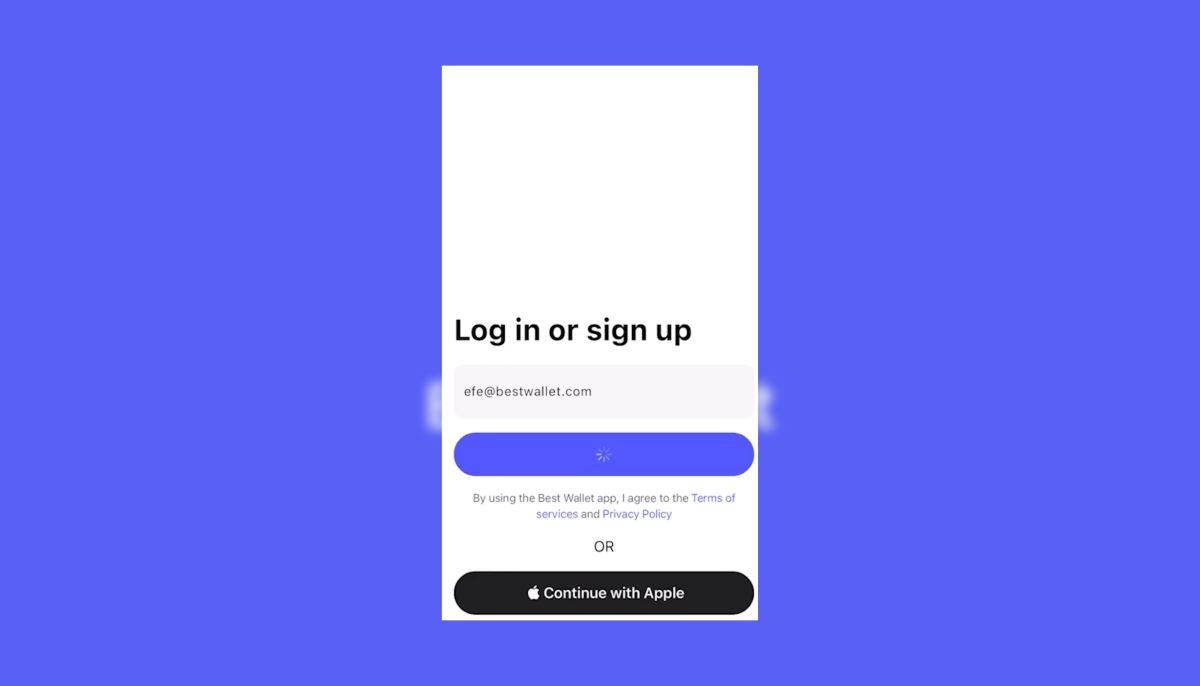 Erstellen Sie eine Non-Custodial Wallet