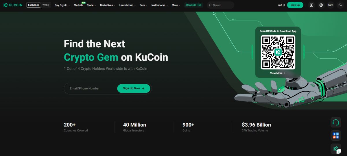 KuCoin – Die No-KYC-Plattform