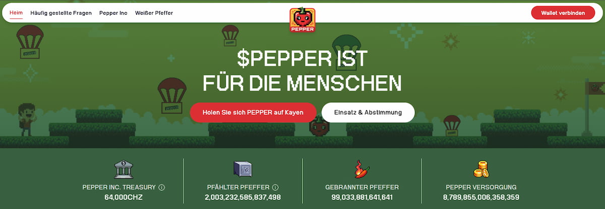 Neue Kryptowährung Pepper