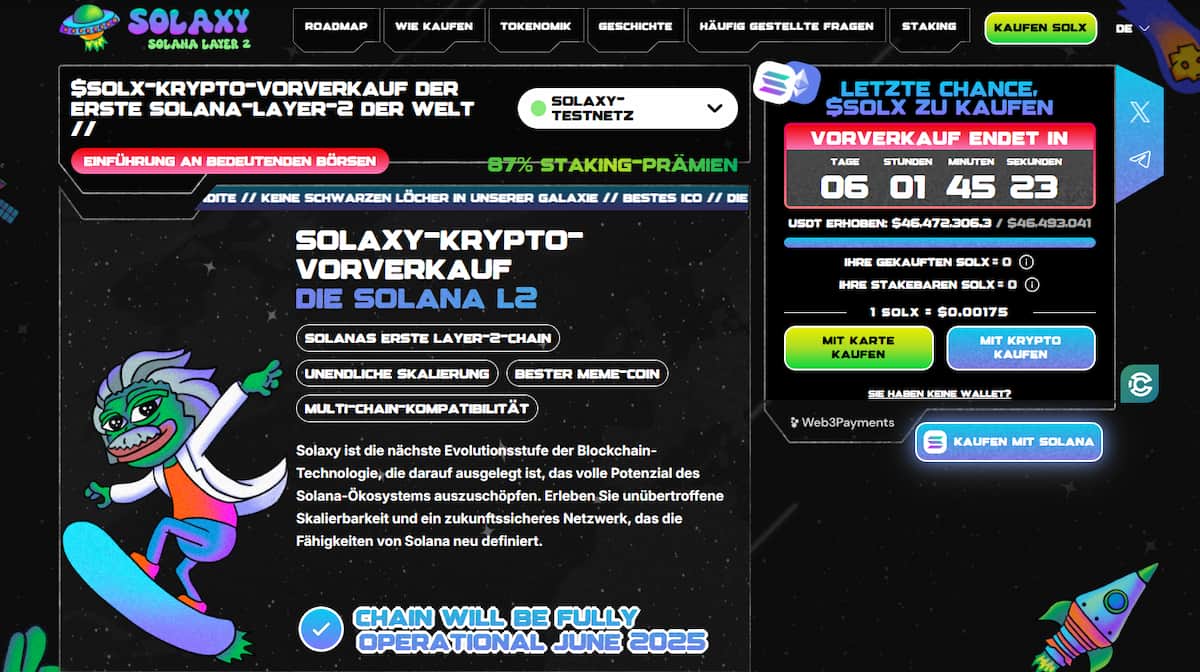 Solaxy Ethereum Alternative