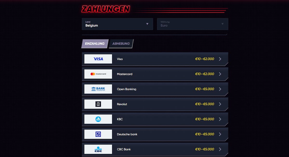 Zahlungsmethoden in Online Casinos ohne OASIS