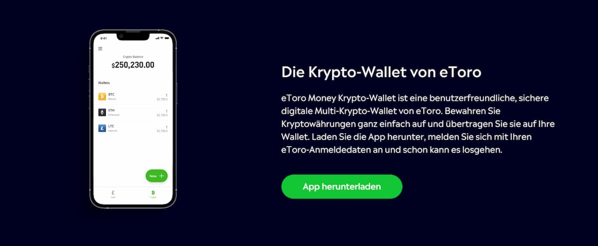 eToro Krypto Wallet