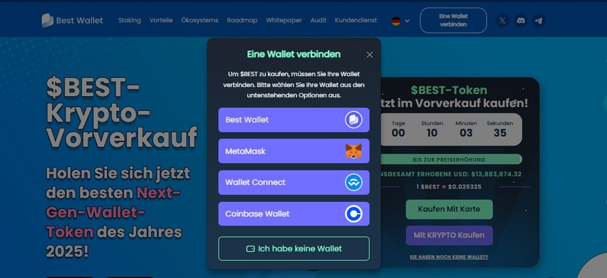 Best Wallet Token Wallet Verbinden