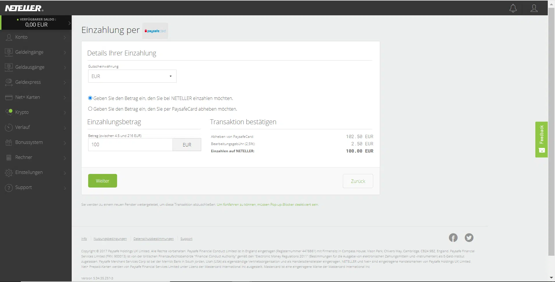 BestWallet downloaden und Konto erstellen