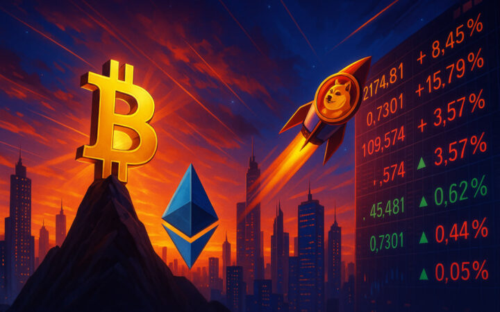 Bitcoin auf Höhenflug – Was die Rallye bei Ethereum und Dogecoin bedeutet