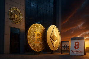 Starker Dollar, Dezember-Cut wackelt, Shutdown lähmt – Bitcoin tanzt am 50er-Wochen-EMA