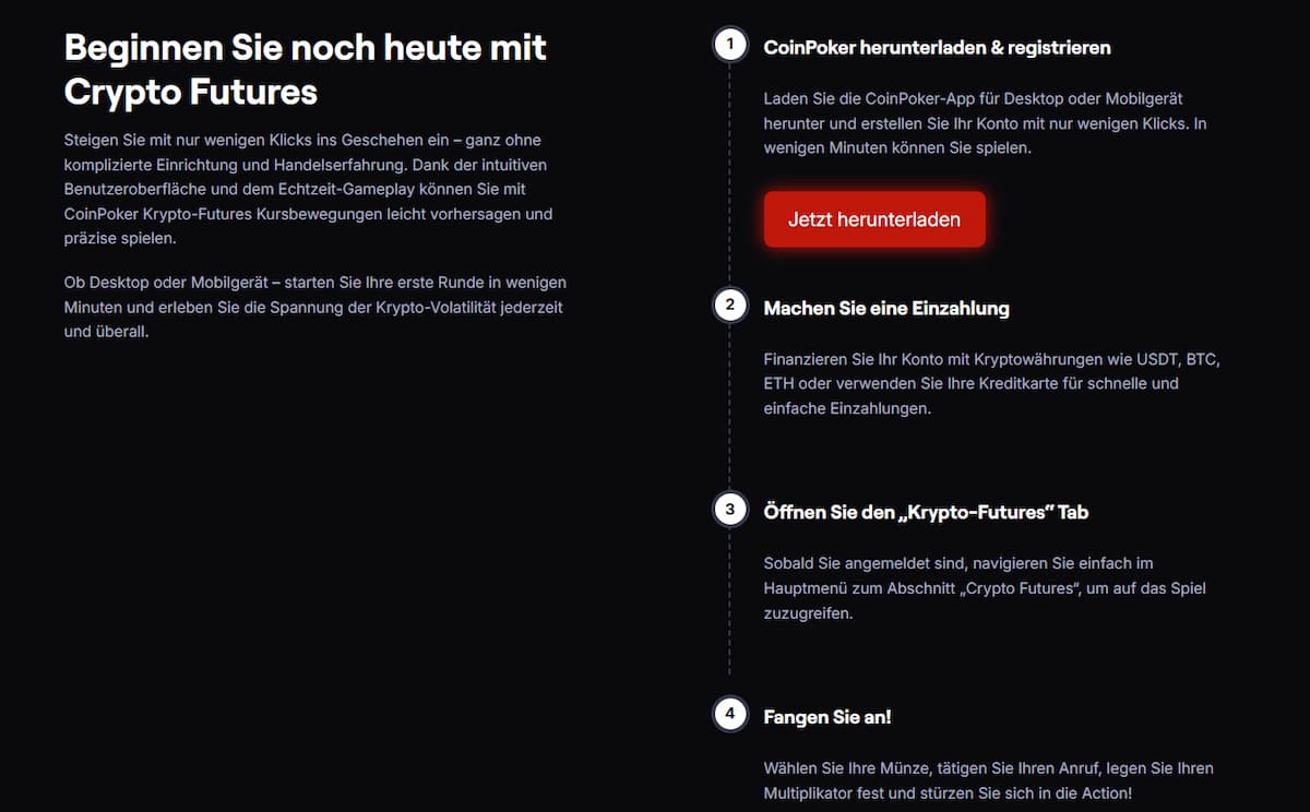 Konto anlegen und App herunterladen