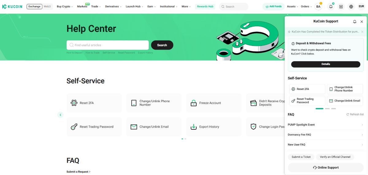 Kucoin Kundenservice