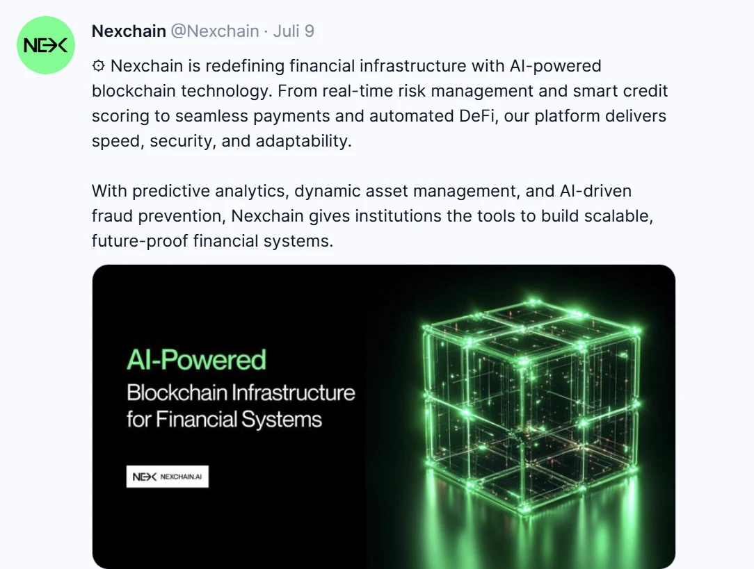 Aktuelle Nexchain Kursanalyse (Juni/Juli 2025)