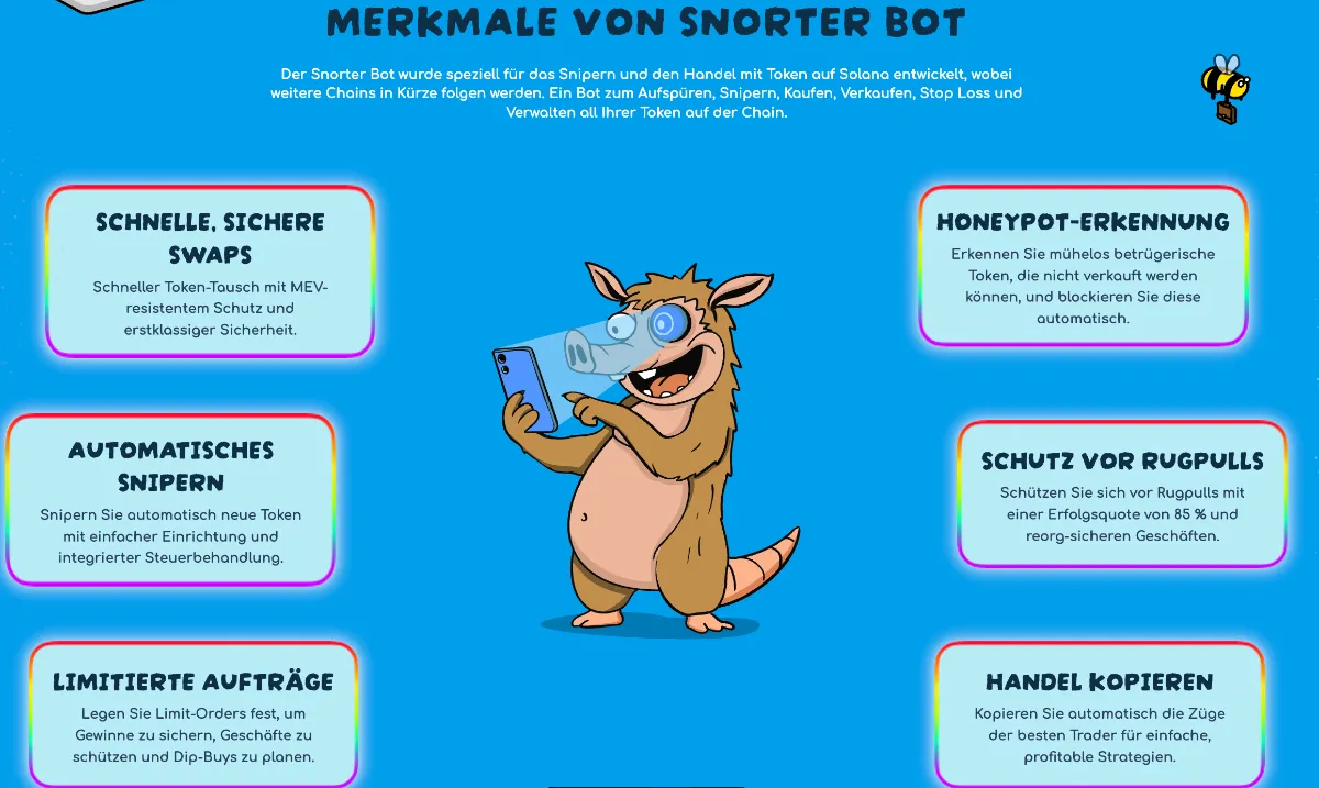 Snorter (SNORT): Der Solana-Trading-Bot für Meme-Coin-Jäger
