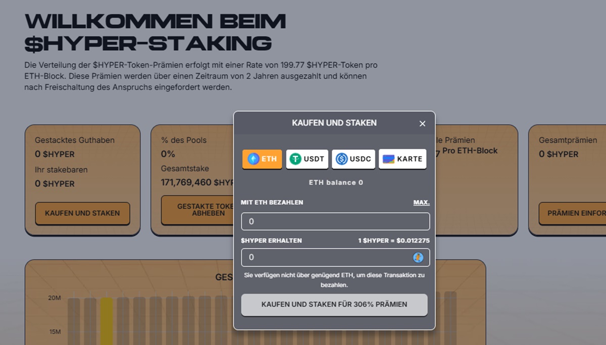 So kann man Bitcoin Hyper kaufen