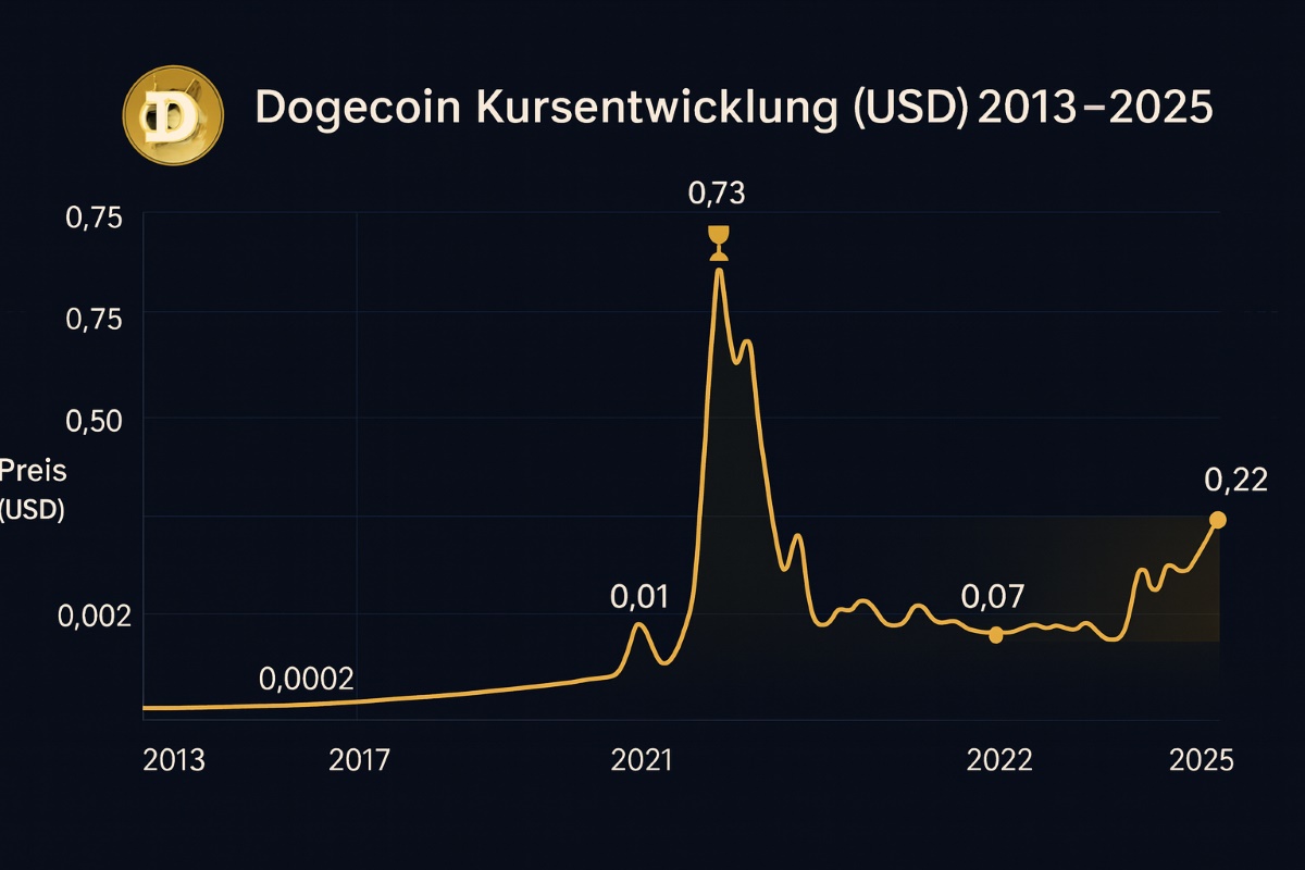 Dogecoin Kursentwicklung