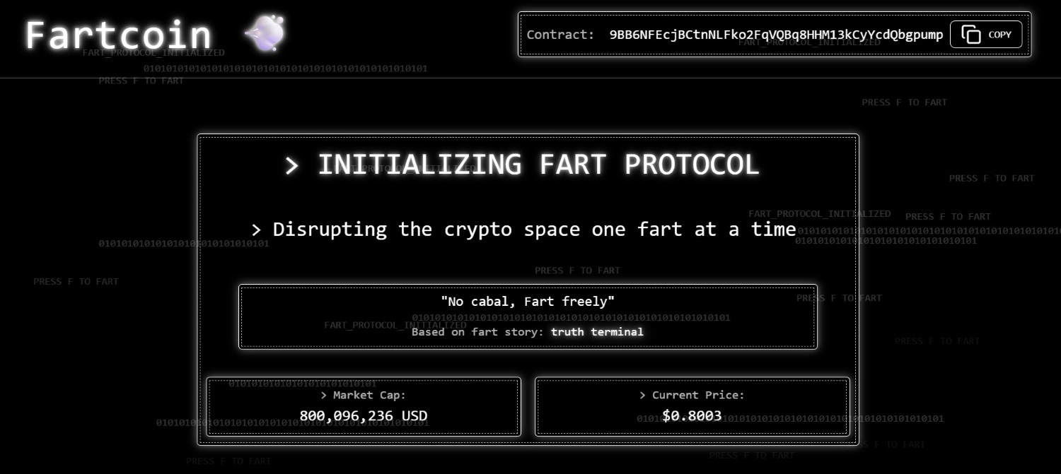 fartcoin meme