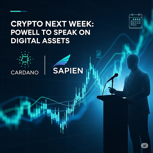 Krypto News nächste Woche: Cardano, Sapien, und Powells große Rede