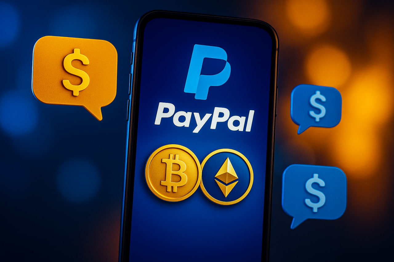 PayPal startet Krypto-Revolution: Bitcoin und Ethereum bald per Nachricht  versenden - Coinspeaker Deutschland