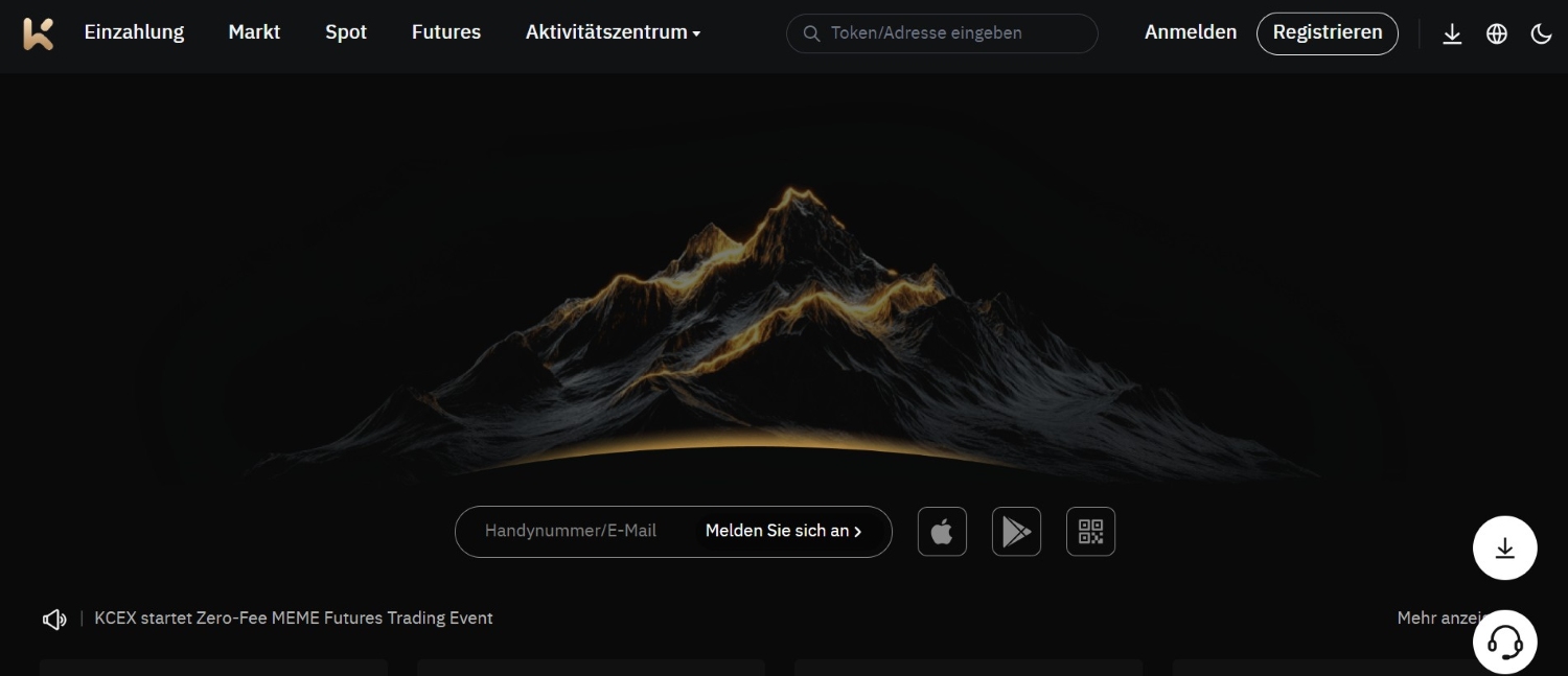 Kcex-Kryptobörsen ohne KYC