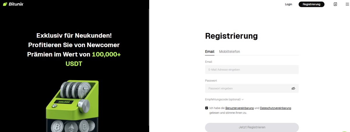 Registrierung