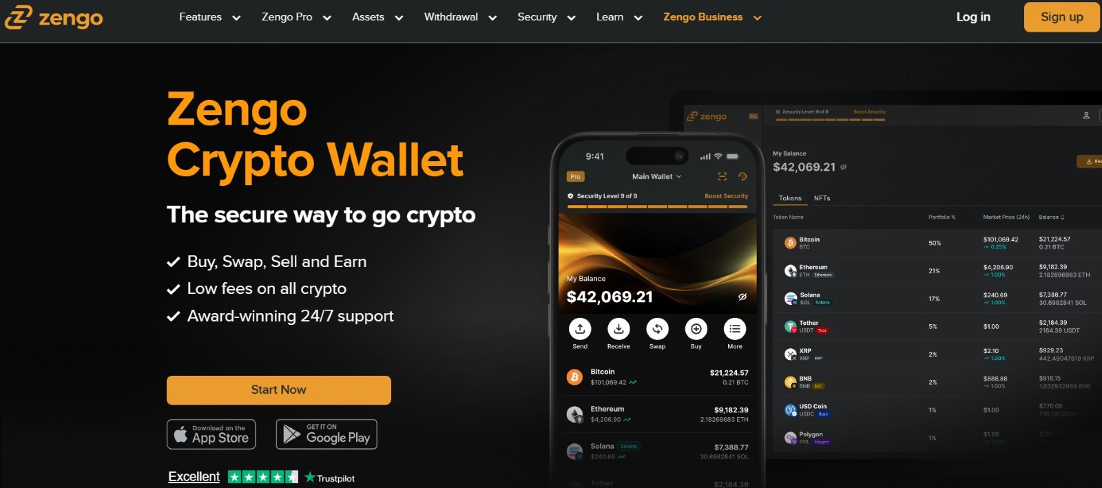 Zengo crypto Wallet