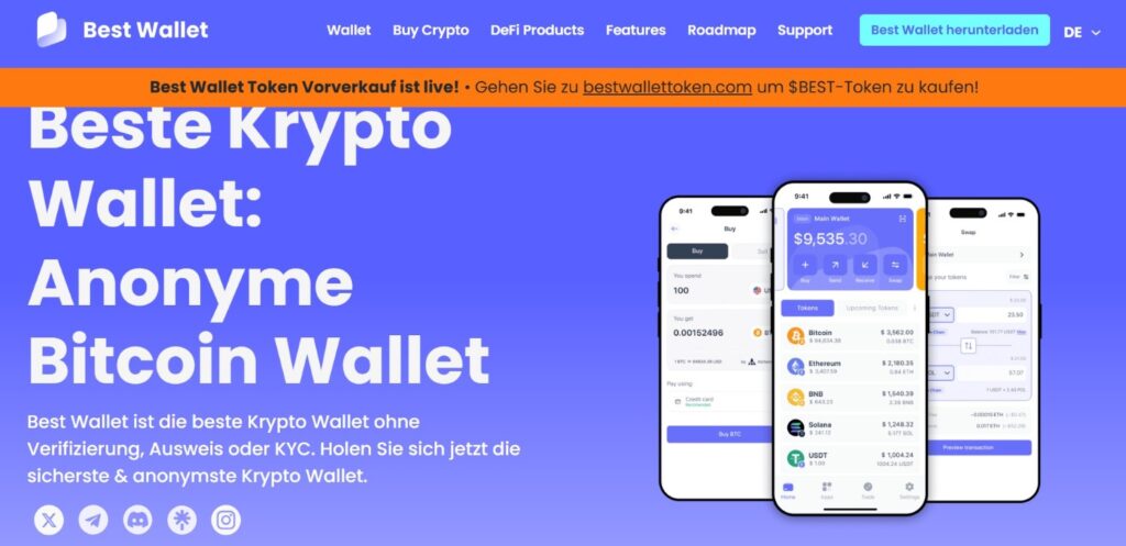 Beste Wallet-App herunterladen & registrieren