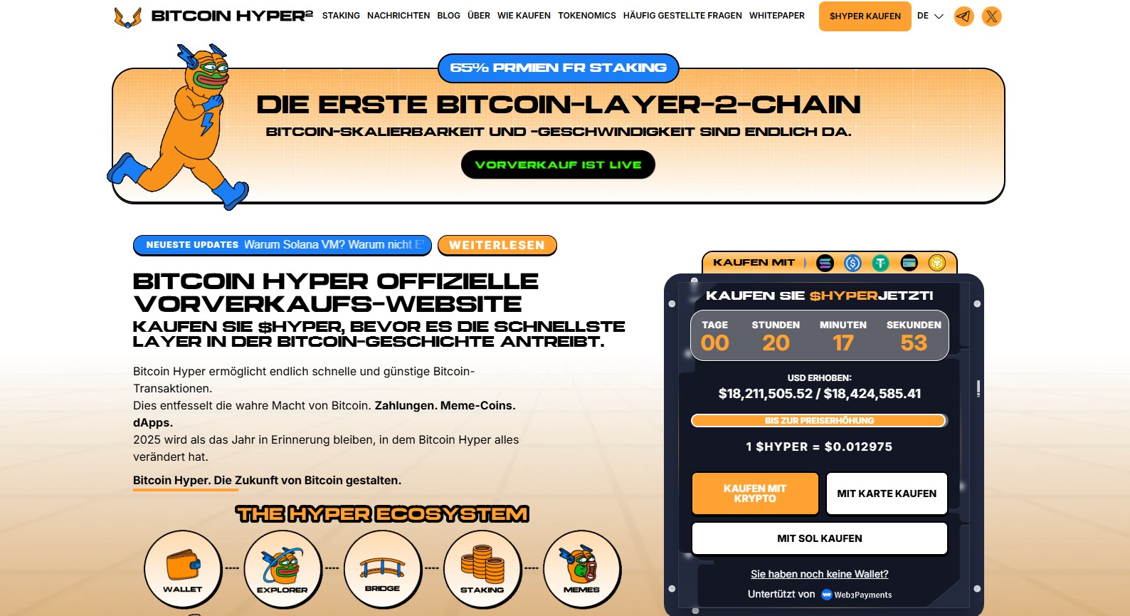 bitcoin hyper Meme Coin Presale