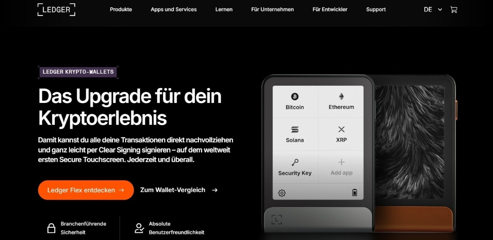 ledger wallet ohne Verifizierung