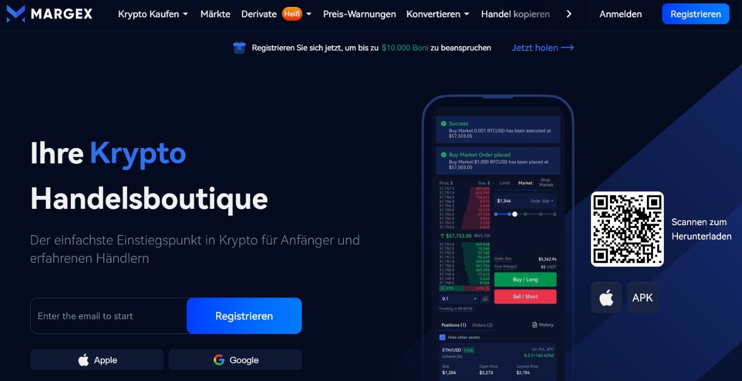 margex Registrieren