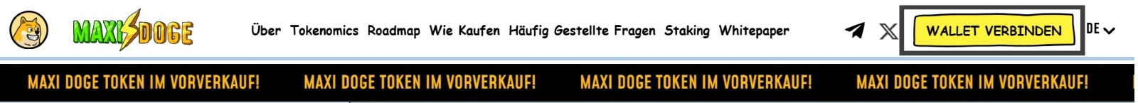 maxi doge wallet Verbinden