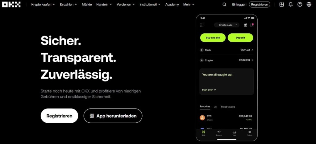okx krypto wallet ohne Verifizierung
