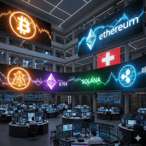 Bitwise listet 5 neue Krypto-ETPs an der SIX Swiss Exchange