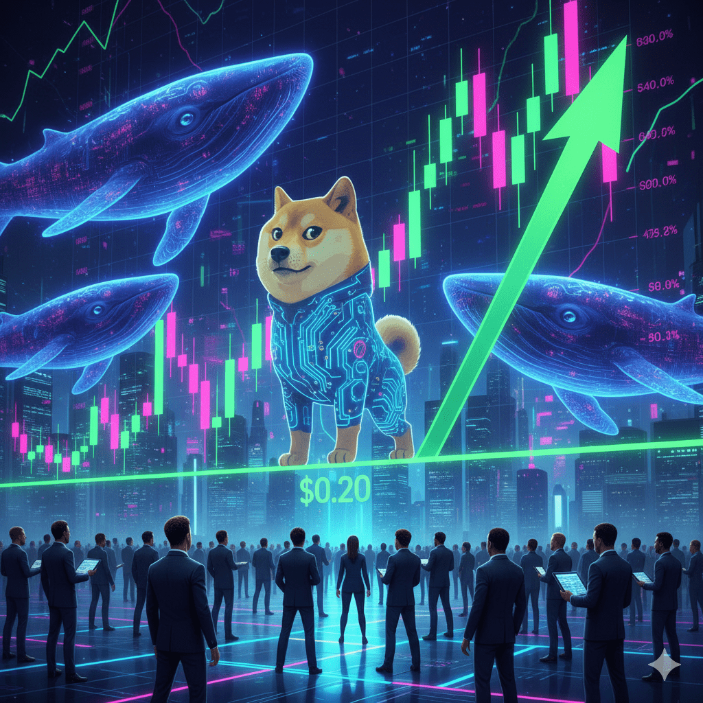 Dogecoin Prognose: Kann DOGE die Linie bei 0,20 $ halten?