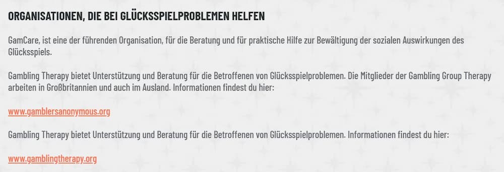 Spielerschutzmaßnahmen
