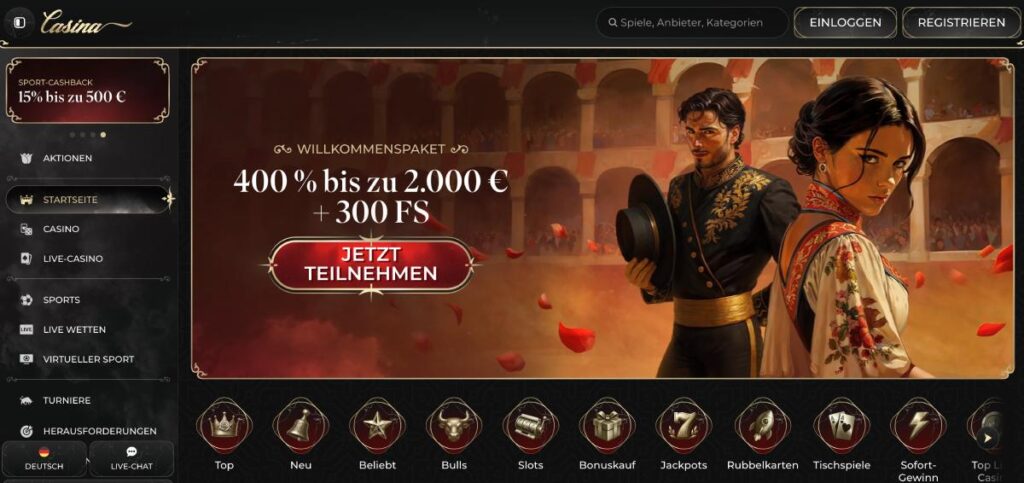 erstklassig RoyalsTiger Casino anmeldebonus banner in Switzerland
