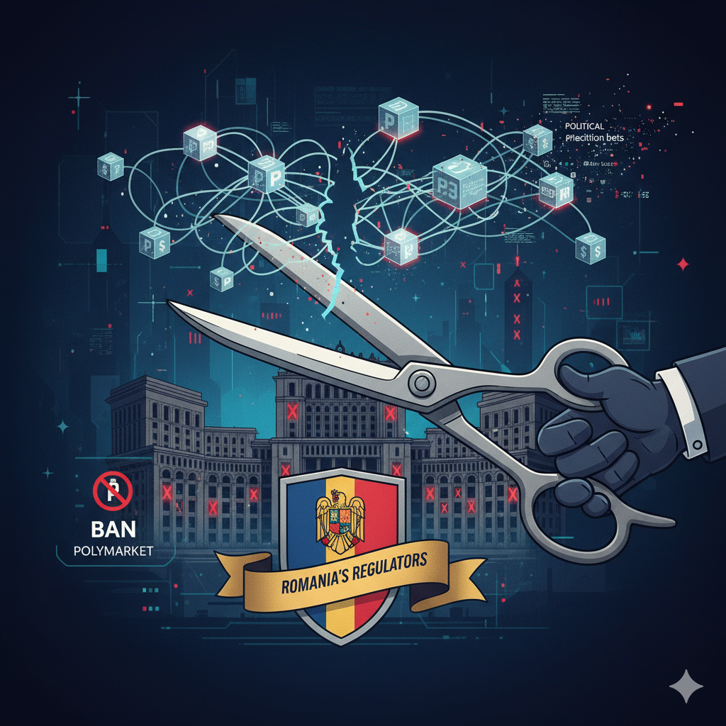 Rumänien verbietet Polymarket nach Krypto-Wahlwetten im Wert von 600 Millionen US-Dollar