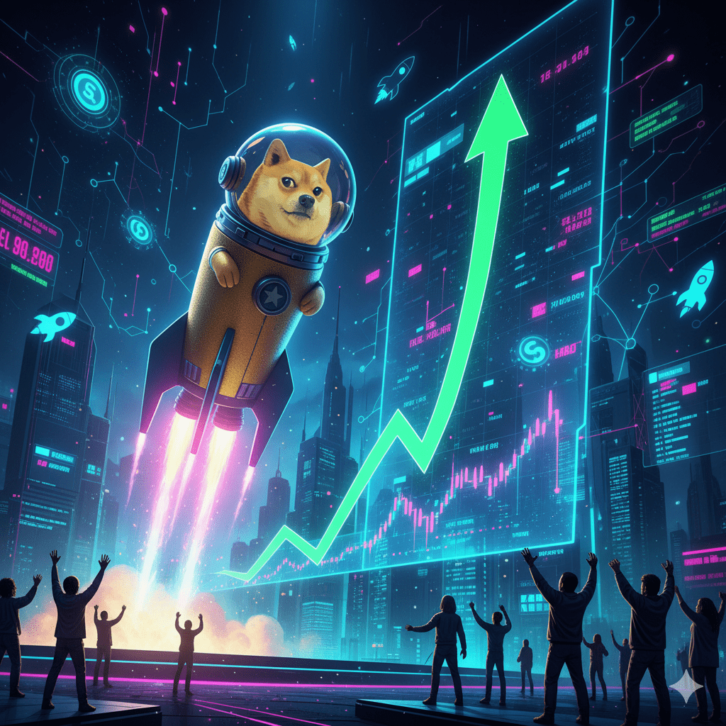 Dogecoin Prognose: Der Meme-Coin mit echtem Schwung